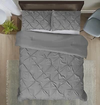 Swift Home Pintuck Duvet Cover Set