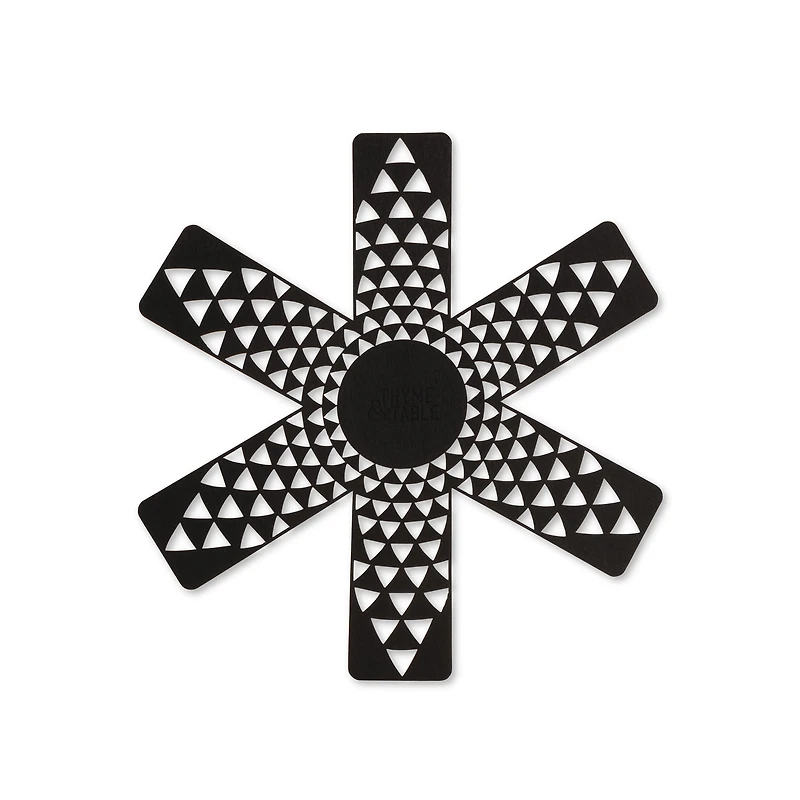 Batterie de cuisine en aluminium 32 pièces Thyme & Table - Noir