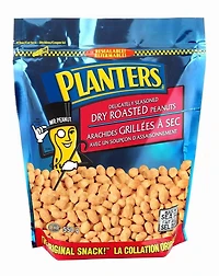 Planters - Delicately Seasoned Dry Roasted Peanuts, 550 g