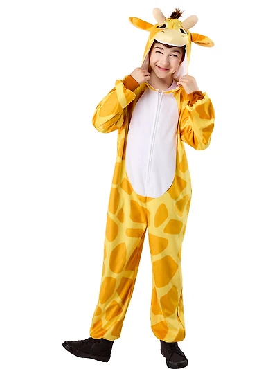 Rubies Giraffe Comfy Wear Zipsters Costume for Kids, Unisex