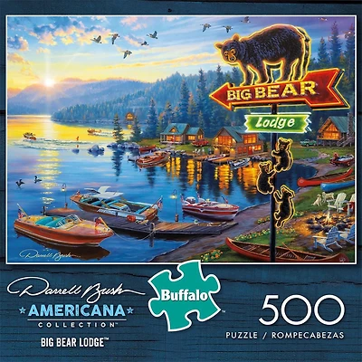 Buffalo Games - Le puzzle Americana Collection - Big Bear Lodge - en 500 pièces