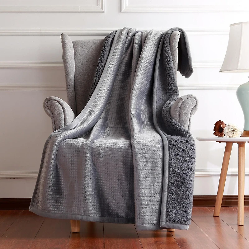 Oversized Plush Throw, Size 50 in. x 70 in.