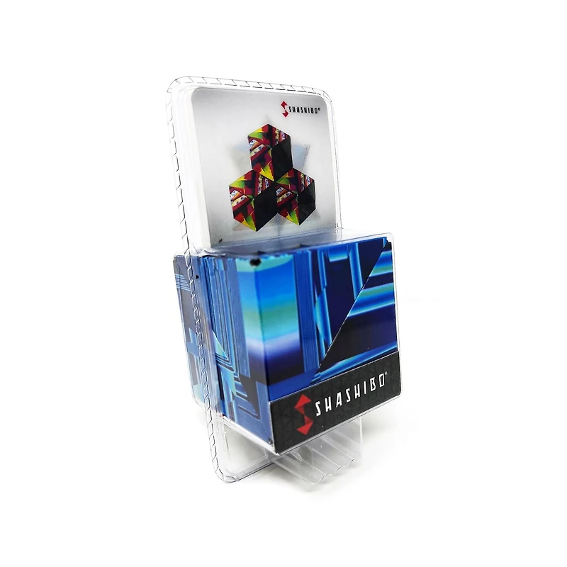 Cube multiforme Shashibo - Cristal bleu