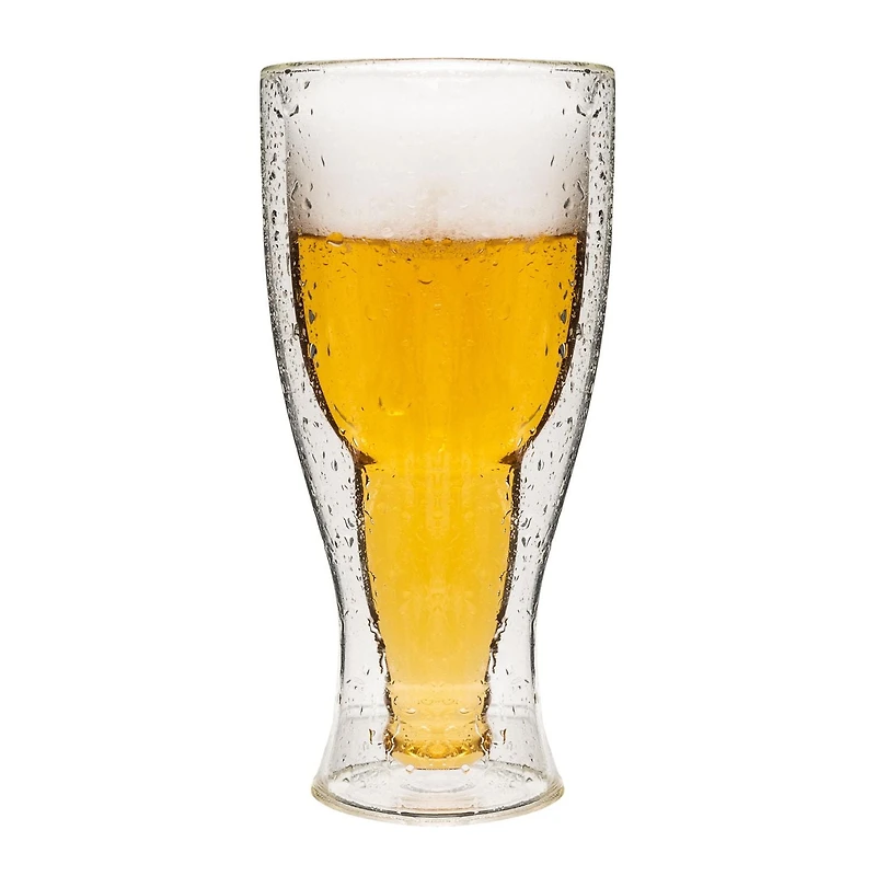 Safdie & Co. Bouteille De Bière Double Paroi Verre 4P