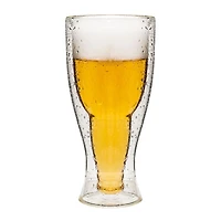 Safdie & Co. Bouteille De Bière Double Paroi Verre 4P