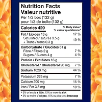 Kraft Deluxe Macaroni & Cheese, Original Cheddar, Shelf-Stable, 400g