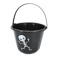 Seau à friandises noir d'Halloween