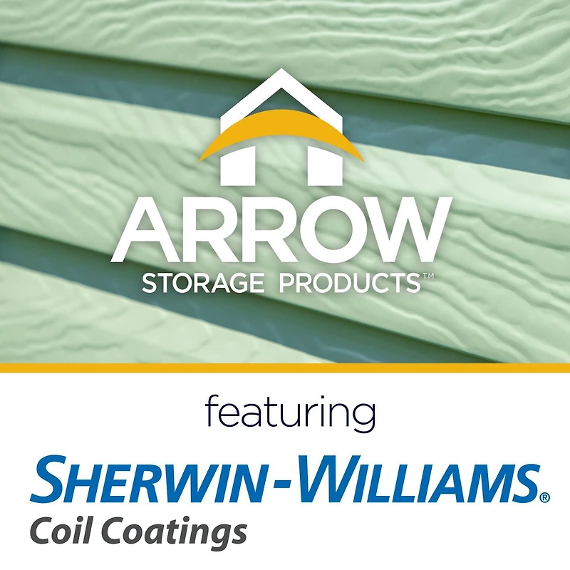Arrow 6 x 4 x 6 ft Green Shed