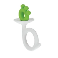 Nûby Silicone Fun Baby Teethers - Wand and Tuba Teether Set, 100% Soft Silicone, for Children 3 Months +