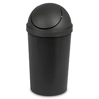 Poubelle avec couvercle basculant Sterilite de 11,4 L en noir