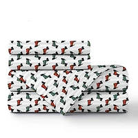 Ensembles de draps imprimés en coton à 144 fils Johnson Home