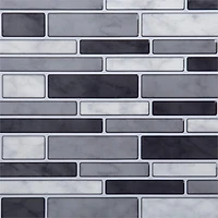 Truu Design Self-Adhesive Slim Subway Peel and Stick Backsplash Wall Tiles