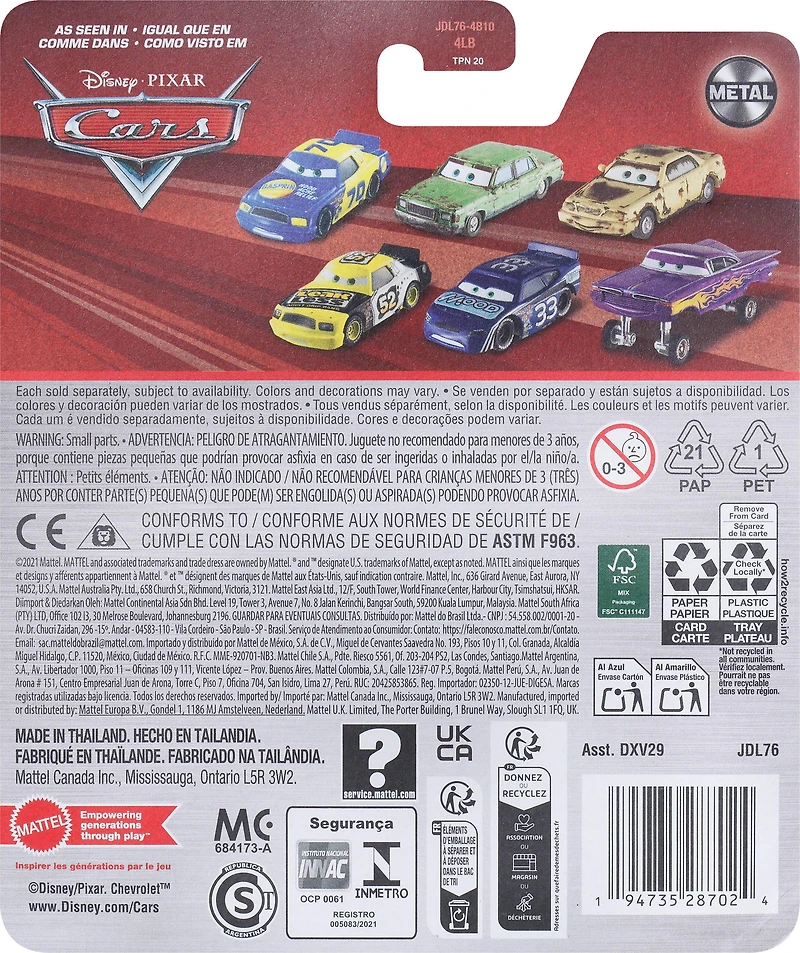 CARS-Dexter-Hoover-W/G-Die-Cast-Vehicle