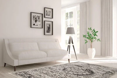 Zunthus Tan and Brown Woven Area Rug