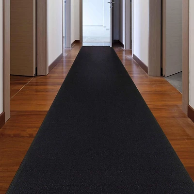 Ottomanson Ottohome Collection Non-Slip Rubberback Modern Solid Design Indoor Rug