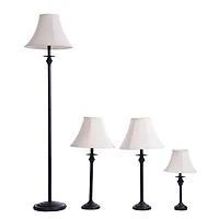 Hometrends 4-Piece Lamp Set