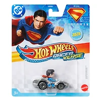 Hot Wheels RacerVerse Métal Culture Pop Véhicule et pilote Superman