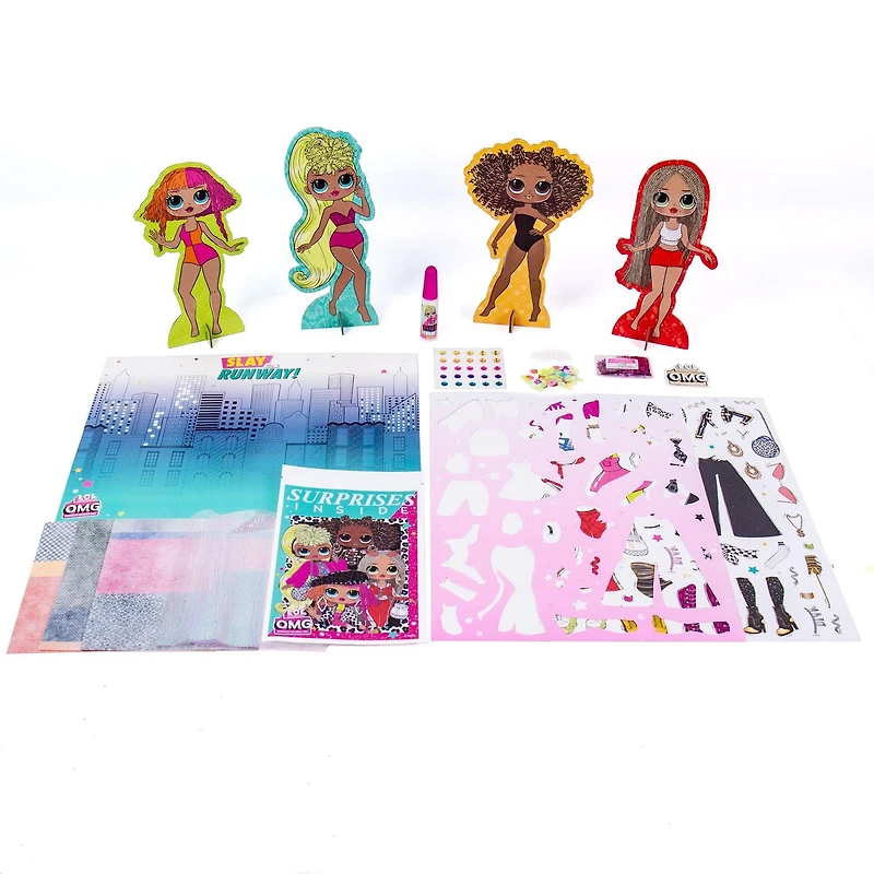L.O.L. Surprise! O.M.G. Dress Up Studio, Chipboard doll dress up