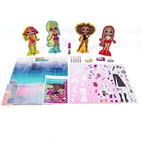 L.O.L. Surprise! O.M.G. Dress Up Studio, Chipboard doll dress up