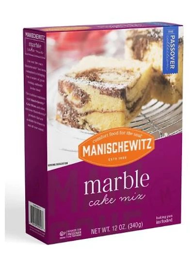 Manischewitz Mélange à gâteau marbré KFP 340g