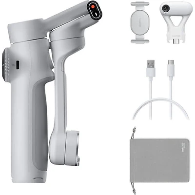 Insta360 Accessory CINSABQA_Flow2Lite12 Flow 2 AI Tracker Bundle Stone Gray