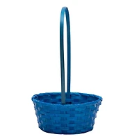Way To Celebrate! Small Bamboo Easter Basket, Blue
