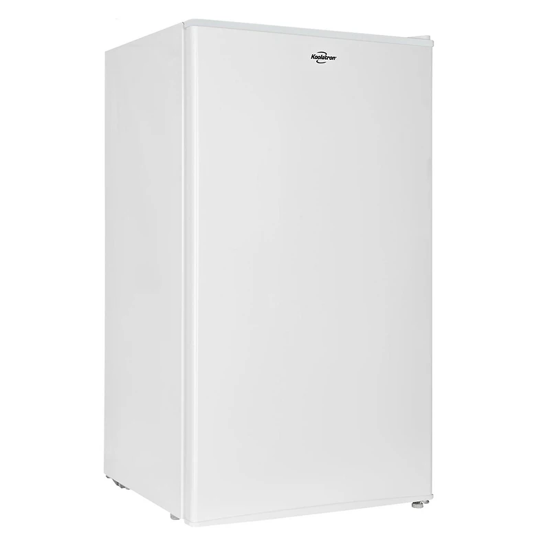Koolatron 3,2 pi.cu. Réfrigérateur compact avec congélateur, blanc, réfrigérateur gain de place pour dortoirs et appartements