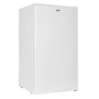Koolatron 3,2 pi.cu. Réfrigérateur compact avec congélateur, blanc, réfrigérateur gain de place pour dortoirs et appartements