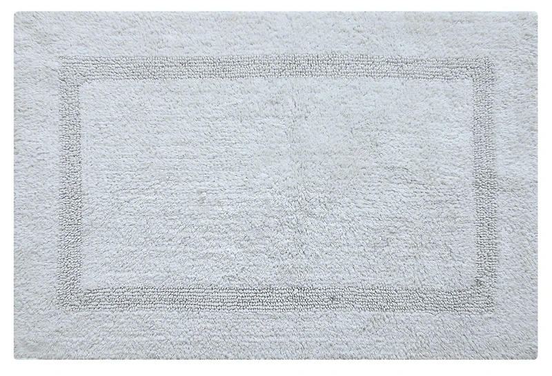 Tapis de bain en coton réversible doux et absorbant Fabstyles Basix