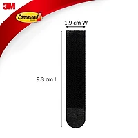 Bandes pour cadres 17206BLK-C Command(MC), noires, grandes, 8 bandes/paquet 8 Bandes Par Paquet, 16 livre