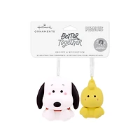 Décorations Hallmark de Noël (Snoopy et Woodstock, décorations magnétiques Better Together, Peanuts), ensemble de 2 décorations