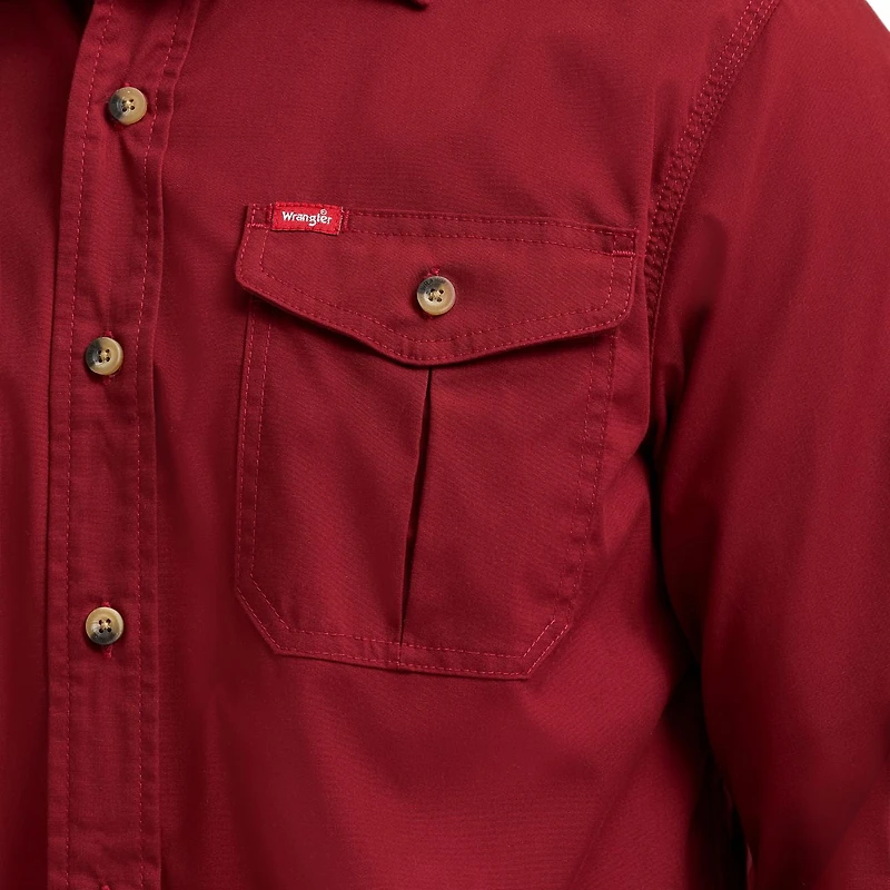 WRANGLER WRG Chemise Unie L/S WRANGLER WRG SERGE ML