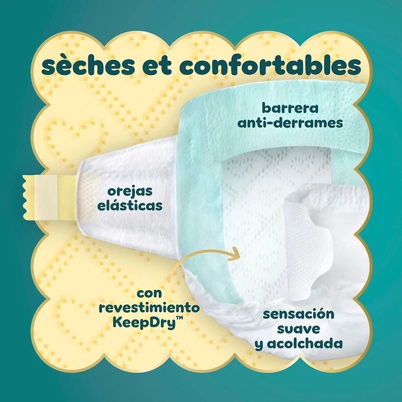 Pampers Swaddlers Diapers, Size 6 (23-44 lbs), Absorbent, Keeps Baby Dry and Comfortable, Skin Safe Disposable Baby Diaper