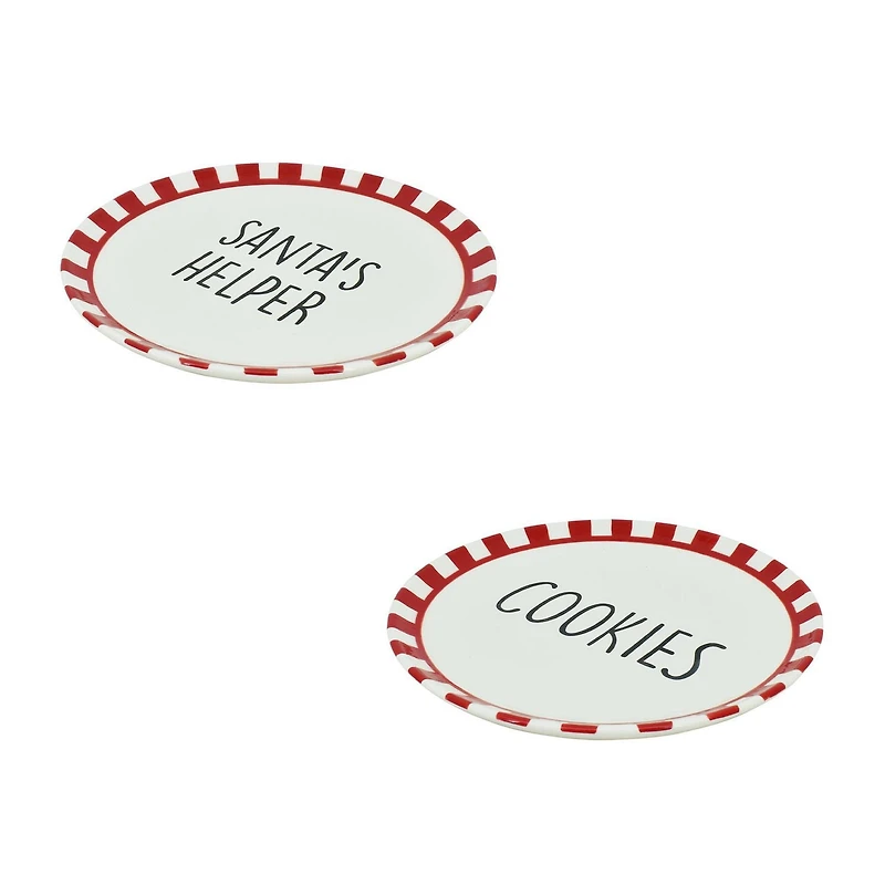 Assiette de Noël 7" pour le temps des Fêtes
