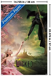 Wicked - One Sheet Wall Poster, 14.725" x 22.375"