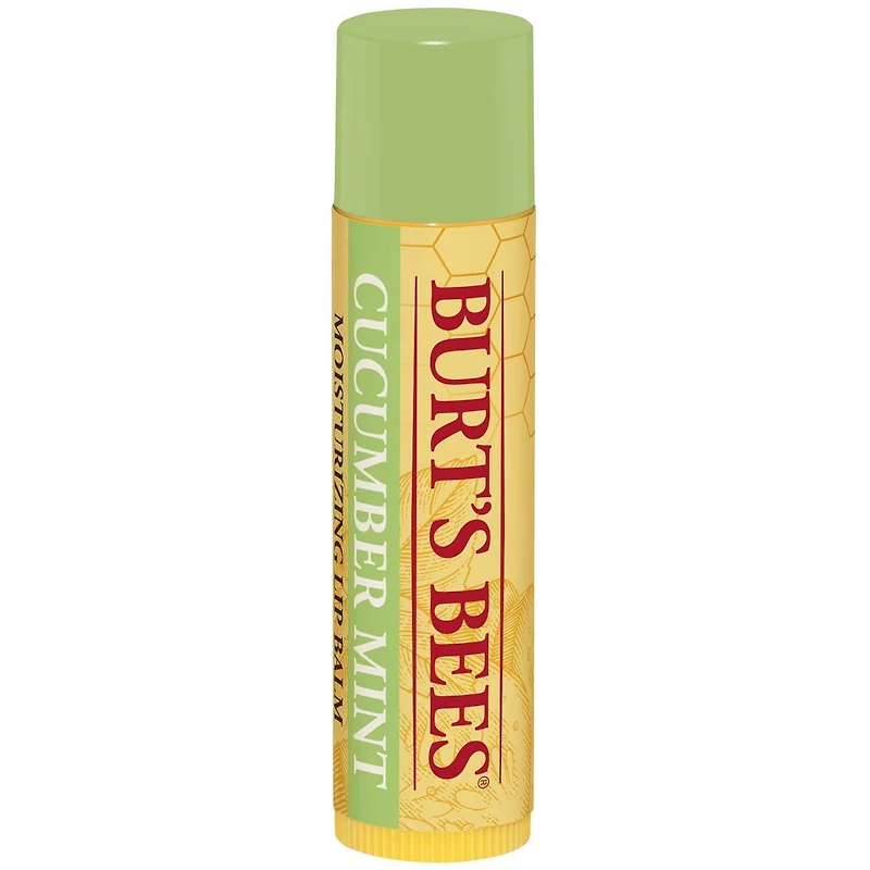Baume hydratant pour les lèvres d’origine naturelle à 100 % au concombre et à la menthe de Burt’s Bees®, 2 tube