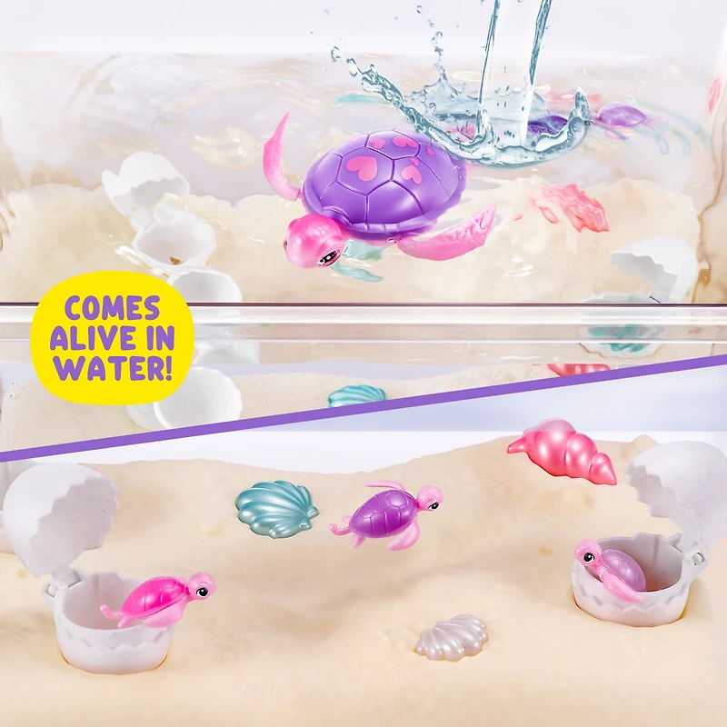 Pets Alive Mama Turtle Surprise by ZURU, Robot Toy Pet Turtle