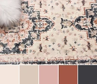 ECARPET Heriza Traditional Runner Rug for Living Room, Bedroom, Dining Room, Entrance, Hallway and More.