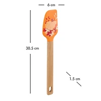 Way-to-Celebrate 12" Silicone Spatula, Orange Pumpkin, WAY-TO-CEL PL SILICONE SPATULA