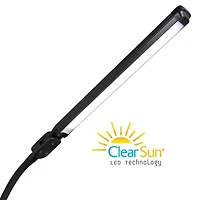 Lampe de bureau LED pivotante OttLite avec chargement USB et support, noir Lampe de bureau LED