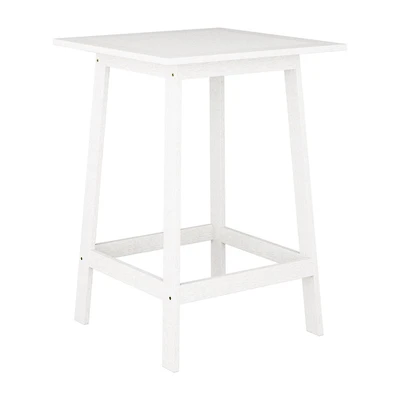 CorLiving Miramar Solid Wood Outdoor Patio Pub Dining Table