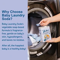 Nellie's Baby Laundry Soda, 1.2kg, Unscented Laundry Detergent