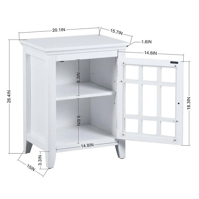Homylin Modern Nightstand Metal Locker End Side Table Steel Bedside Storage Cabinet with Shelves Easy Assembly for Living Room Bedroom