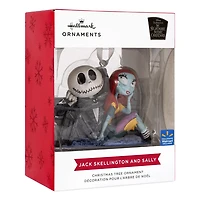 Décoration Hallmark de Noël (Jack et Sally et pierres tombales, L'Étrange Noël de monsieur Jack de Tim Burton, Disney)