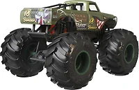 Véhicule V8 Bomber Green Hot Wheels Monster Trucks à l’échelle 1:24