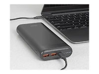 Aluratek APBQ20F - 65W Fast Charge 20,000 mAh , QC 3.0 - 3 outputs 2 x USB, 1 x USB-C PD Power Bank