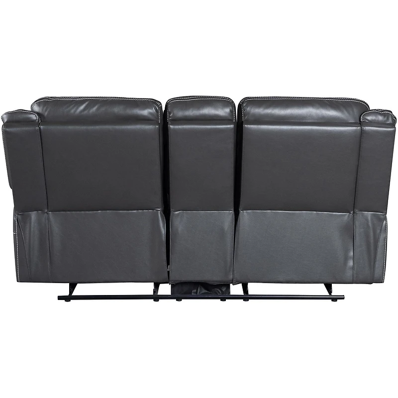Causeuse motorisée Declan de 75 po avec console porte-gobelets