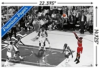 Michael Jordan - The Shot Horizontal Wall Poster, 22.375" x 34"