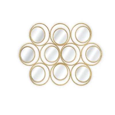 Miroir mural Torak avec 10 miroirs circulaires