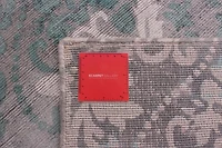 ECARPETGALLERY 4'11" x 7'10" Transitional Galleria Hand-knotted Area Rug for Living Room, Dining Room and Bedroom in Grey